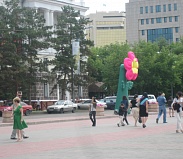 Надувные цветы